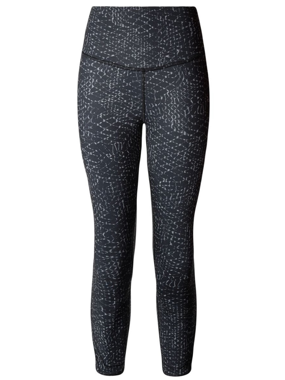 Lululemon True Self Crop II Samba Snake Battleship Black size 6